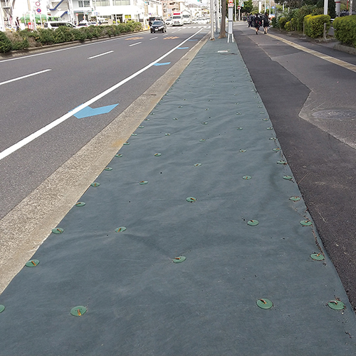 セフティ－3:高密度不織布防草シート 無緑:1X10M｜株式会社藤原産業