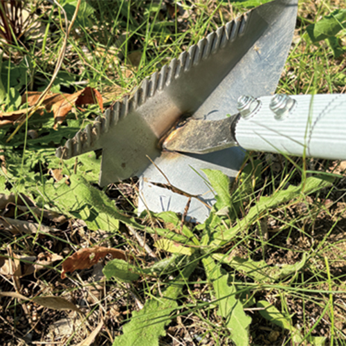 千吉:A柄 ホームマルチ三角ホー:1050MM｜株式会社藤原産業