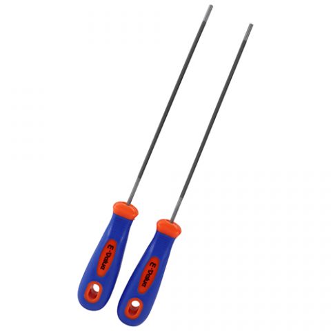 Ｅ－Ｖａｌｕｅ:チェンソーヤスリ２本組:4.0mm